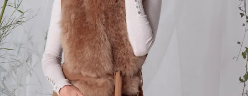 Il gilet in pelliccia